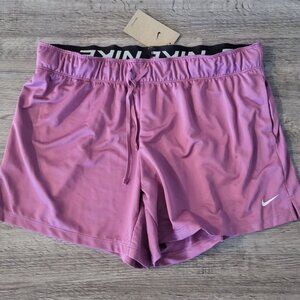 Nike Dri-Fit Training Running Shorts - Pink - Women's Large - NEW